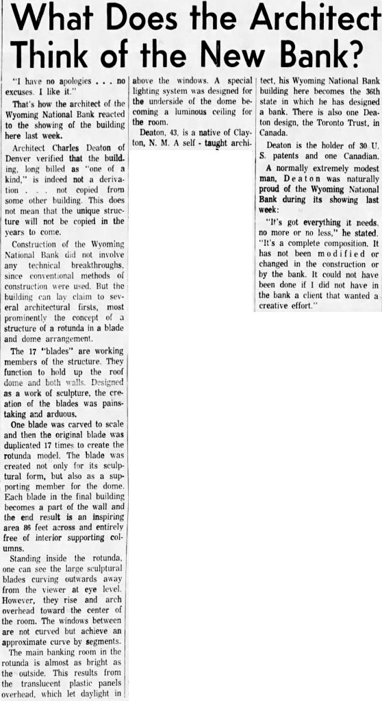 casper-bank_casper-star-tribune_050364_architect_text