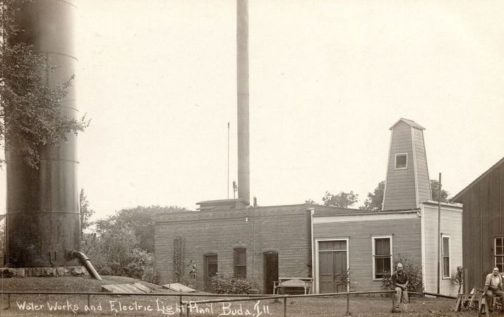 IL_standpipe_buda-IL_postmarked-1909